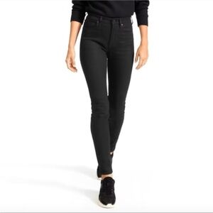 EVERLANE Black High Rise Ankle Jean Organic Cotton Stretch Sz 27